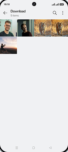 Step 5: Tap on desired Image.