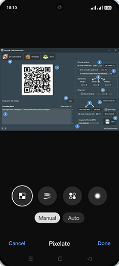 Step 9: Tap on Auto.