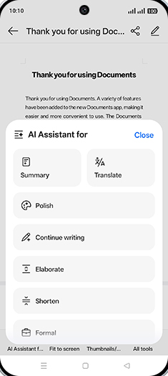 Step 6: Tap on Summary.
