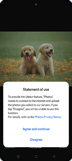 Step 9: Tap on Agree and continue.