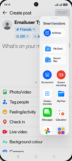 Step 5: Tap on AI Writer.