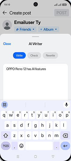 Step 6: Enter Event, people or time and tap on down arrow.