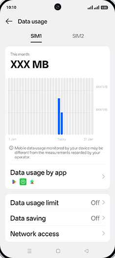 Step 5: Tap on Data saving.