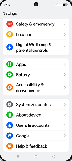 Step 3: Tap on Apps.
