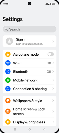 Step 3: Tap on Mobile network.