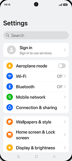 Step 3: Tap on Mobile network.
