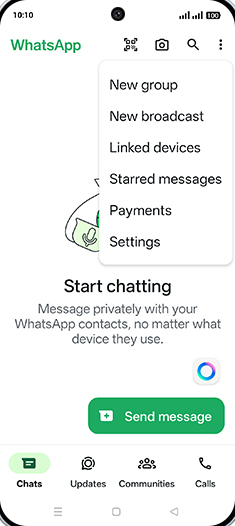 Step 4: Tap on Settings.