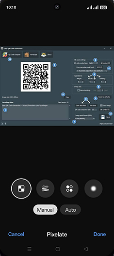 Step 9: Tap on Auto.