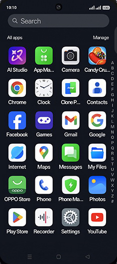 Step 2: Tap on Messages icon.