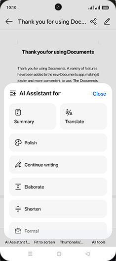 Step 6: Tap on Translate.