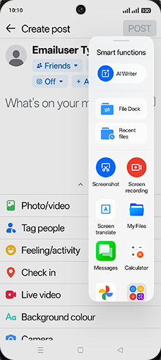 Step 5: Tap on AI Writer.