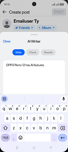 Step 6: Enter Event, people or time and tap on down arrow.