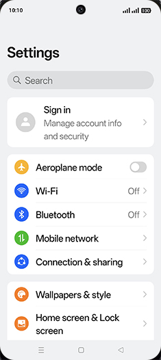 Step 3: Tap on Mobile network.