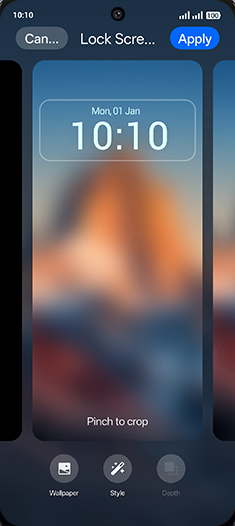 Step 8: Tap on Apply.