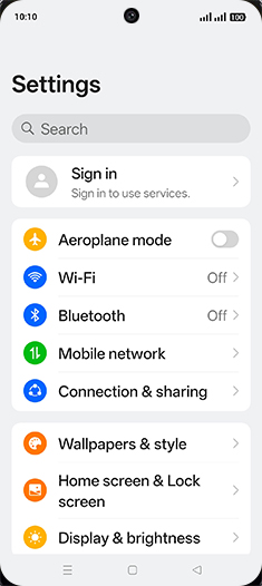 Step 3: Tap on Mobile network.