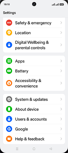 Step 3: Tap on Apps.
