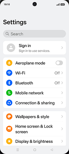Step 3: Tap on Mobile network.