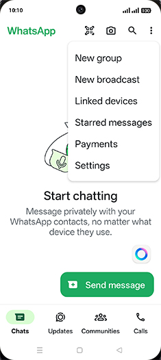 Step 4: Tap on Settings.