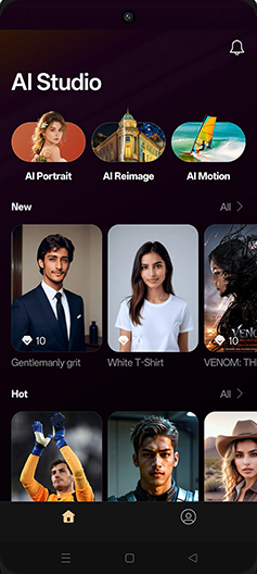 Step 3: Tap on AI Reimage.