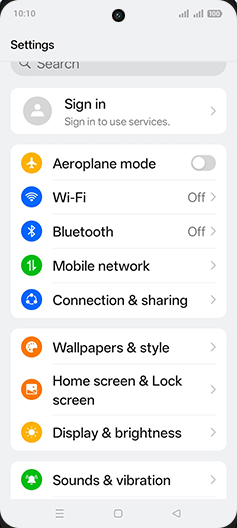 Step 3: Tap on Mobile network.