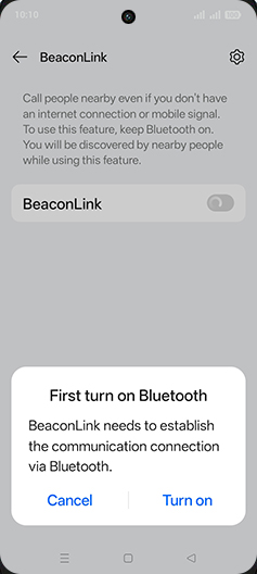 Step 6: Tap on Turn on.