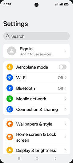 Step 3: Tap on Mobile network.