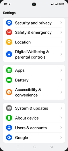 Step 3: Tap on Apps.