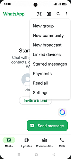 Step 4: Tap on Settings.