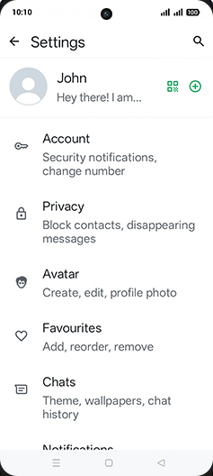 Step 5: Tap on Chats.