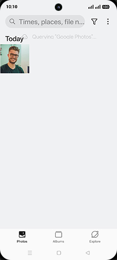 Step 3: Tap on Albums tab.