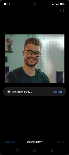 Step 11: Enhancing clarity.