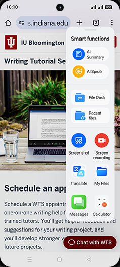 Step 5: Tap on AI Speak.