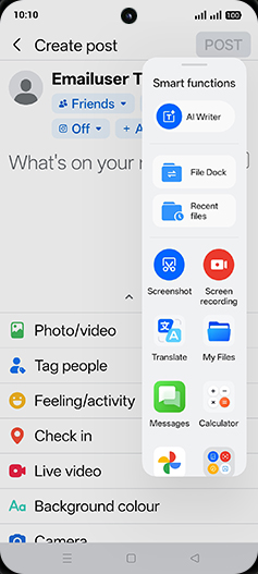 Step 5: Tap on AI Writer.