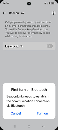 Step 6: Tap on Turn on.