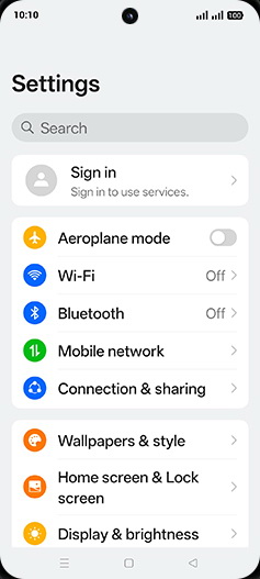 Step 3: Tap on Mobile network.