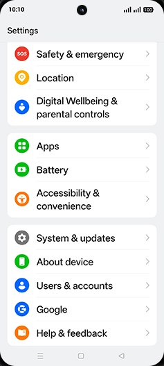 Step 3: Tap on Apps.