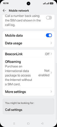 Step 4: Tap on Data usage.