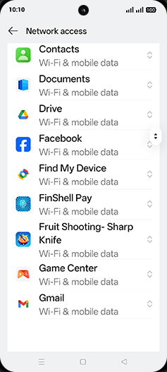 Step 6: Tap on desired App.