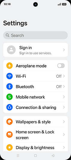 Step 3: Tap on Mobile network.