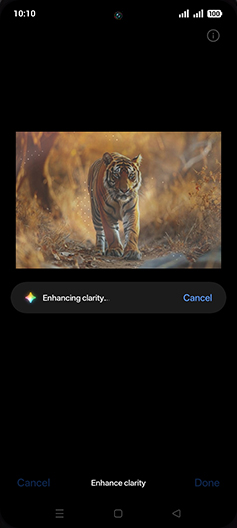 Step 9: Enhancing clarity.