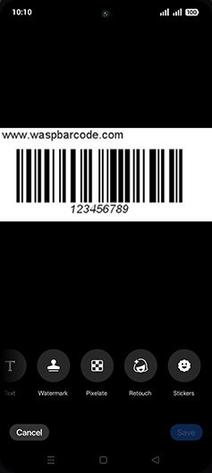 Step 8: Tap on Pixelate.