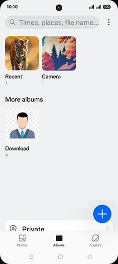 Step 4: Tap on desired Folder.