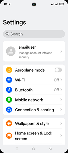 Step 3: Tap on Mobile network.