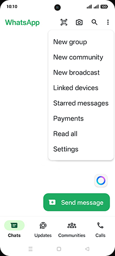 Step 4: Tap on Settings.