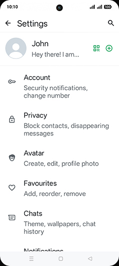 Step 5: Tap on Chats.