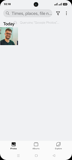 Step 3: Tap on Albums tab.
