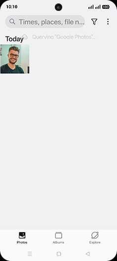 Step 3: Tap on Albums tab.