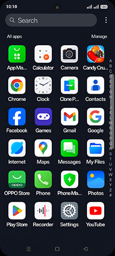 Step 2: Tap on Chrome icon.