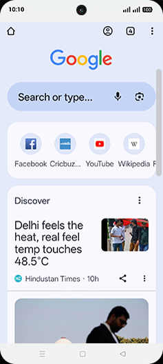 Step 3: Search any article or news.