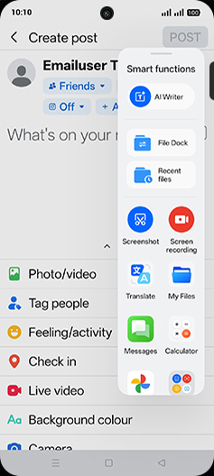 Step 5: Tap on AI Writer.